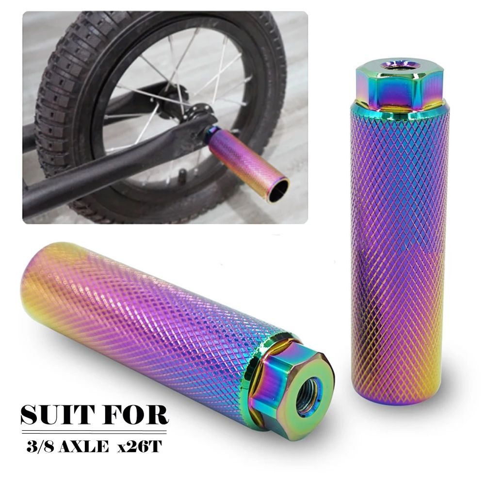 Alloy Aluminum Bicycle Peg BMX Pegs for MTB Bike Rear Stunt Fit