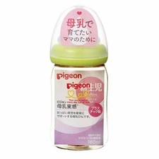  Plastic 160ml Pigeon Pigeon Breastfeeding bottle Light green From Japan
