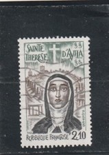 L6533 FRANCE Timbre Y&T N° 2249 de 1982 " Sainte Therese d'Avila " Oblitéré