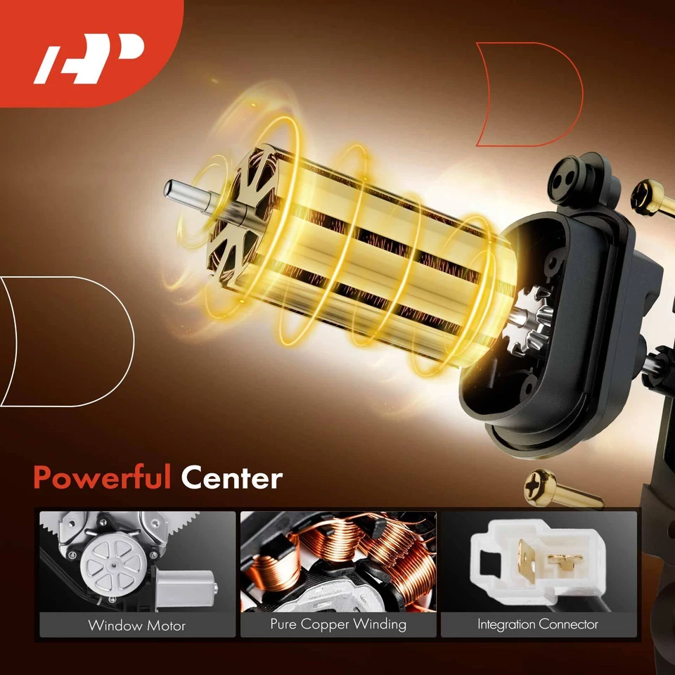 Regulador de ventana eléctrica con motor delantero izquierdo para Subaru Legacy 00-04 Outback Baja Foto 4 de 4