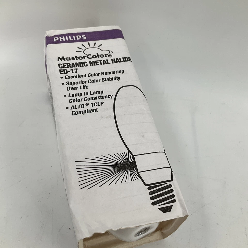 Philips MHC50/U/M/3K ELITE 50-watt Master Color ED17 Metal Halide Light Bulb - Image 2 of 4