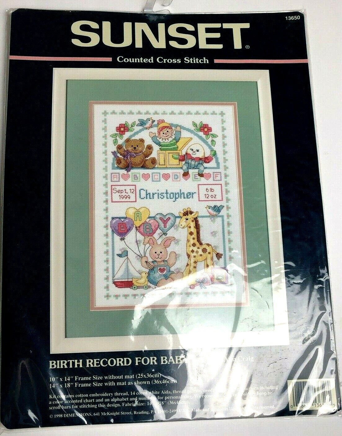 Kit Birth Record For Baby