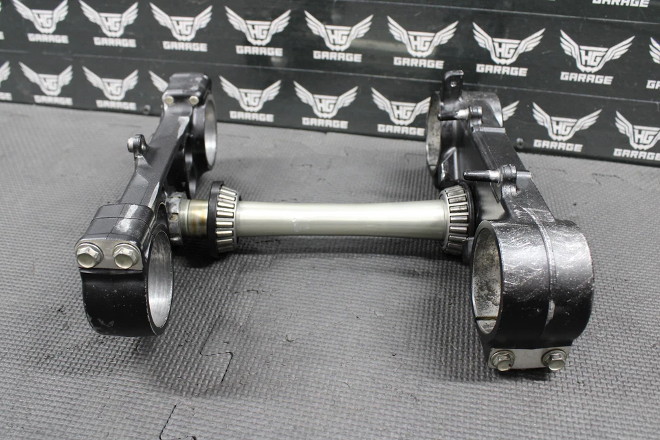 Kawasaki KX250F 2017 17-19 OEM horquillas delanteras inferior superior triple árbol abrazadera de vástago Foto 3 de 4