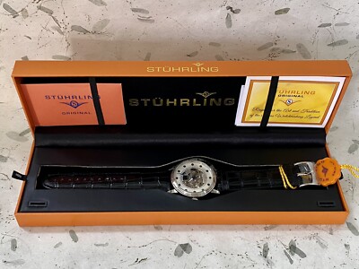 Stuhrling Delphi Helios 107D Mens Automatic 44mm Skeleton