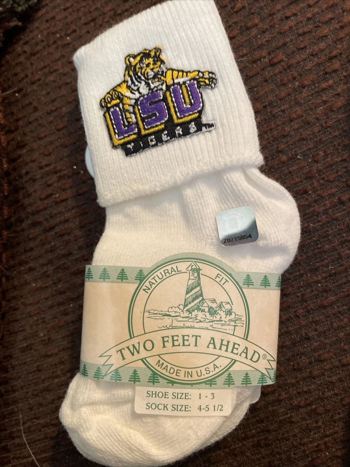 LSU Lousiana State University College Football Infant Baby socks 12 Pair LOT New
Opens in a new wind