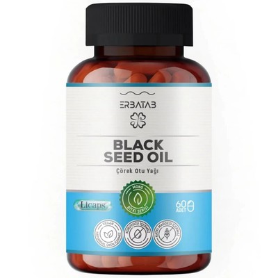 ERBATAB Black Seed Oil Nigella Sativa   Çörek Otu Yağı 60 Kapseln-Rein natürlich