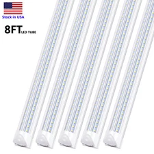 8FT LED Linkable Light Tubes T8 8 Foot Integrated Led Shop Lights fixture Bulbs