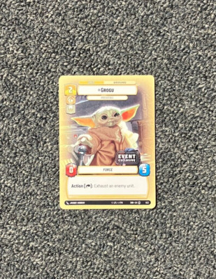 NEW Star Wars Unlimited Shadows of the Galaxy GROGU PROMO Event Exclusive