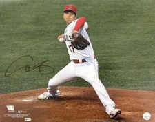 Shohei Ohtani Signed Autograph 16x20 Photo LA Angels Star MLB Fanatics Hologram