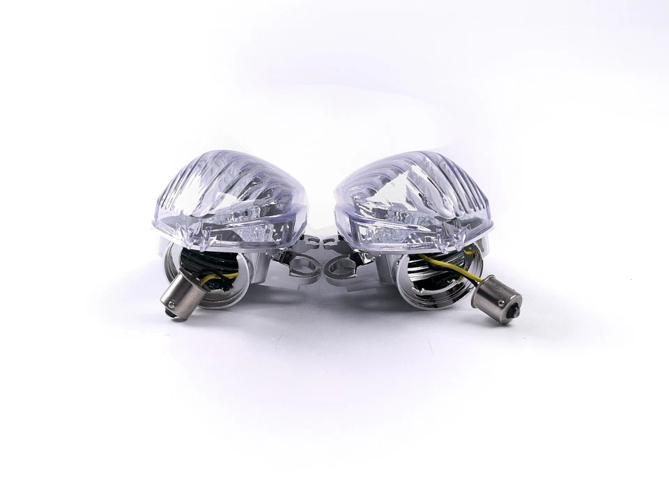 Lente transparente LED señales de giro delanteras para Honda 2010-2014 VFR1200F Foto 4 de 4