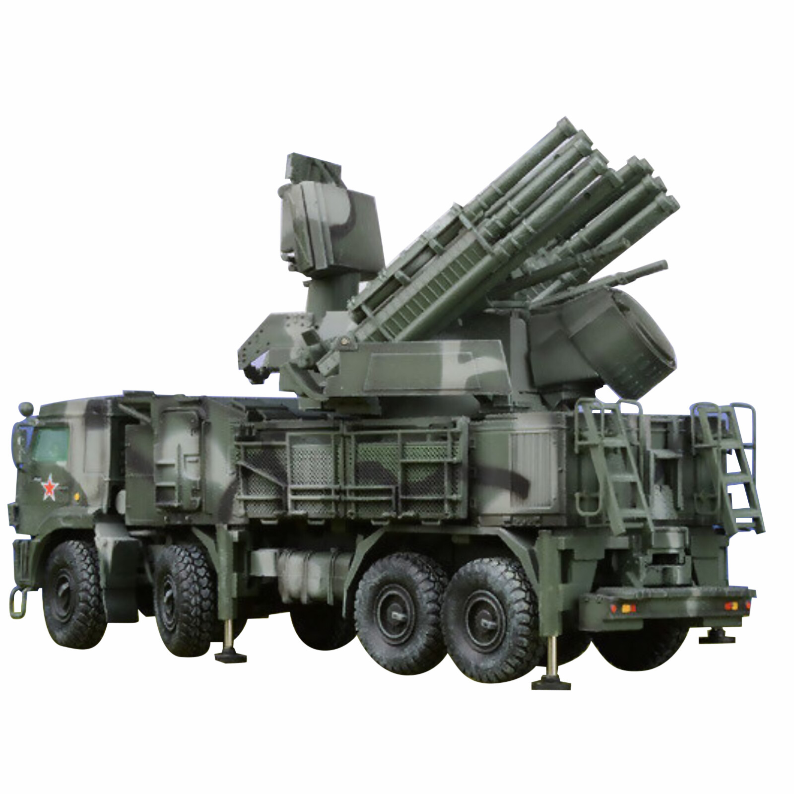 11.4cm Diecast Alloy 1/72 Russian Army Pantsir-S1 AAMGS System Model Display