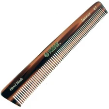 Kent 4T 6" 148mm The Hand Made General Grooming Comb Coarse/Fine Hair. Sawcut