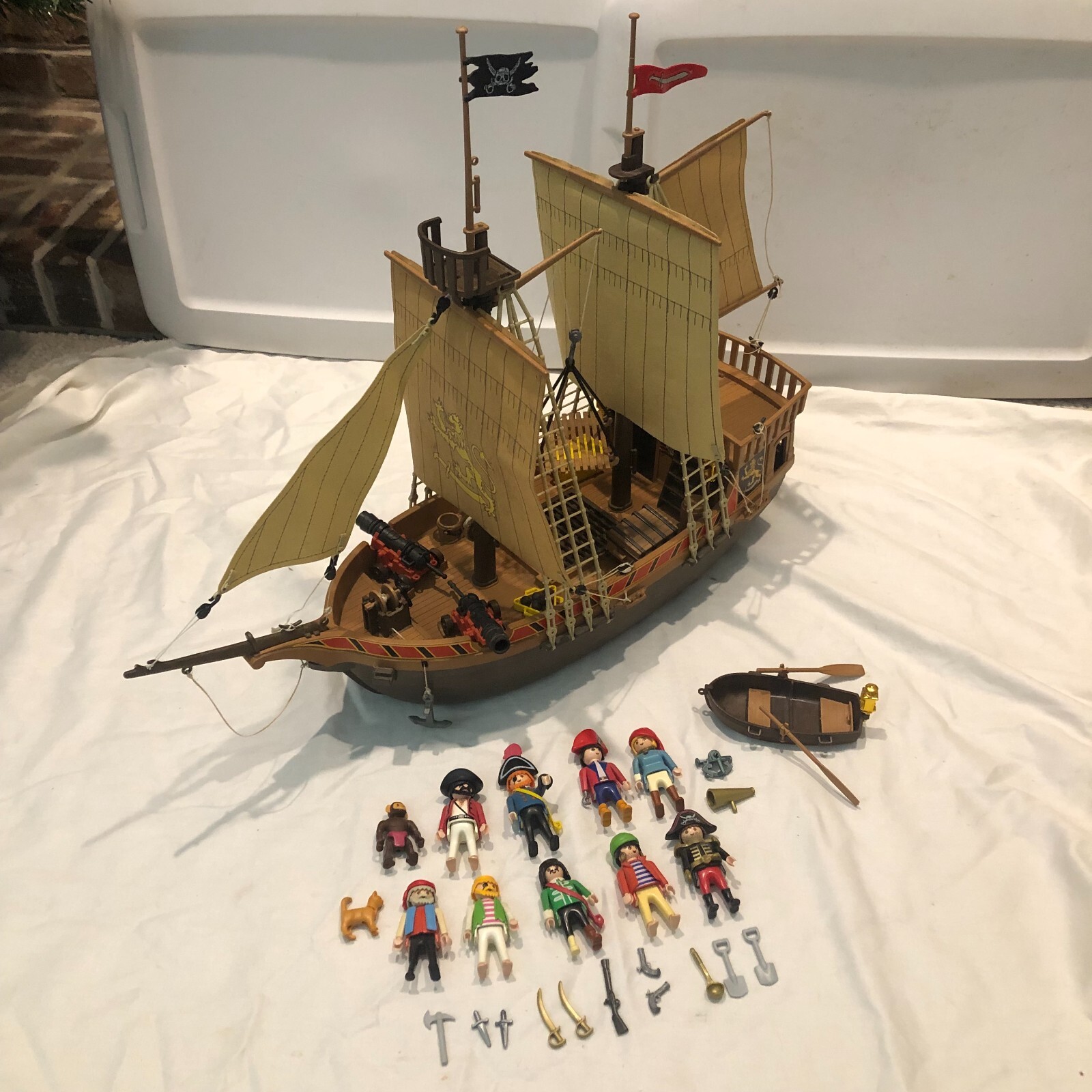 Vintage PLAYMOBIL 3053 Pirate Ship Boat 1978 eBay
