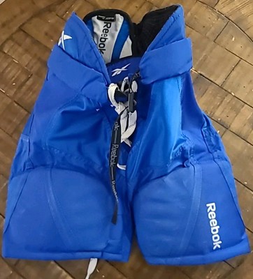 Blue Used Junior Medium Reebok 7K Hockey Pants