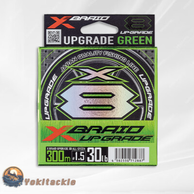 YGK X-BRAID UPGRADE X8 MONO GREEN PE Line 300M Select LB Shipping from JAPAN