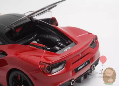 bburago 1/18 Ferrari 488 GTB Alloy Car Model Diecast Collection