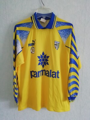 Parma Away 1995 1996 1997 Puma Shirt Jersey XS Football Soccer
