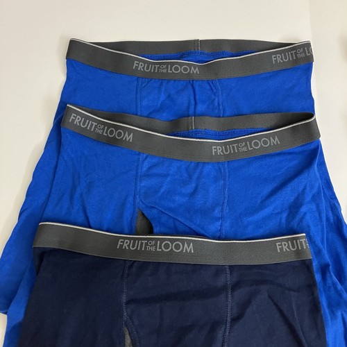 Fruit of the Loom Men's Coolzone Boxer Briefs 6 Pack Gray Red Blue L - 第 7/8 張圖片