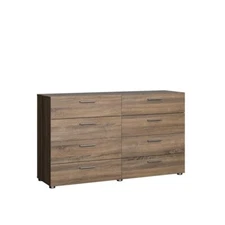 Austin 8 Drawer Double Dresser, Truffle