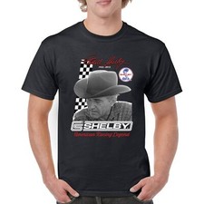 Carroll Shelby American Racing Legend T-shirt Cobra Mustang GT500 Men's Tee
