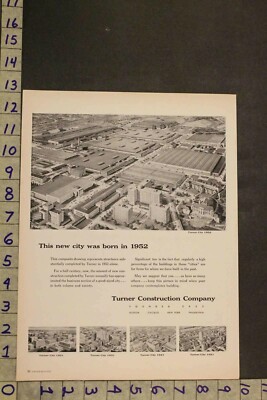 1953 ARCHITECTURE TURNER CONSTRUCTION CITY BUILDING BUSINESS COMPLEX AD SJ74