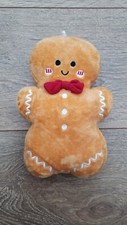 New Christmas Gingerbread Man Soft/Plush Toy 17 Cm