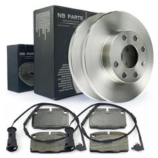 Bremsscheiben Satz 236mm Bremsbeläge Warnkontakte vorne für Opel Vectra A CC J89