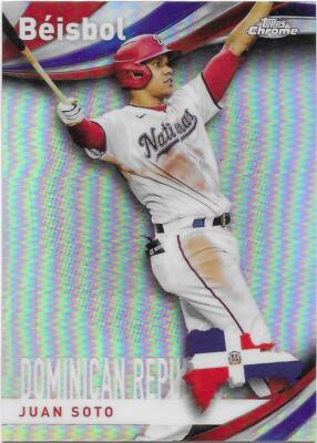 2021 Topps Chrome Beisbol Refractor- Juan Soto Washington