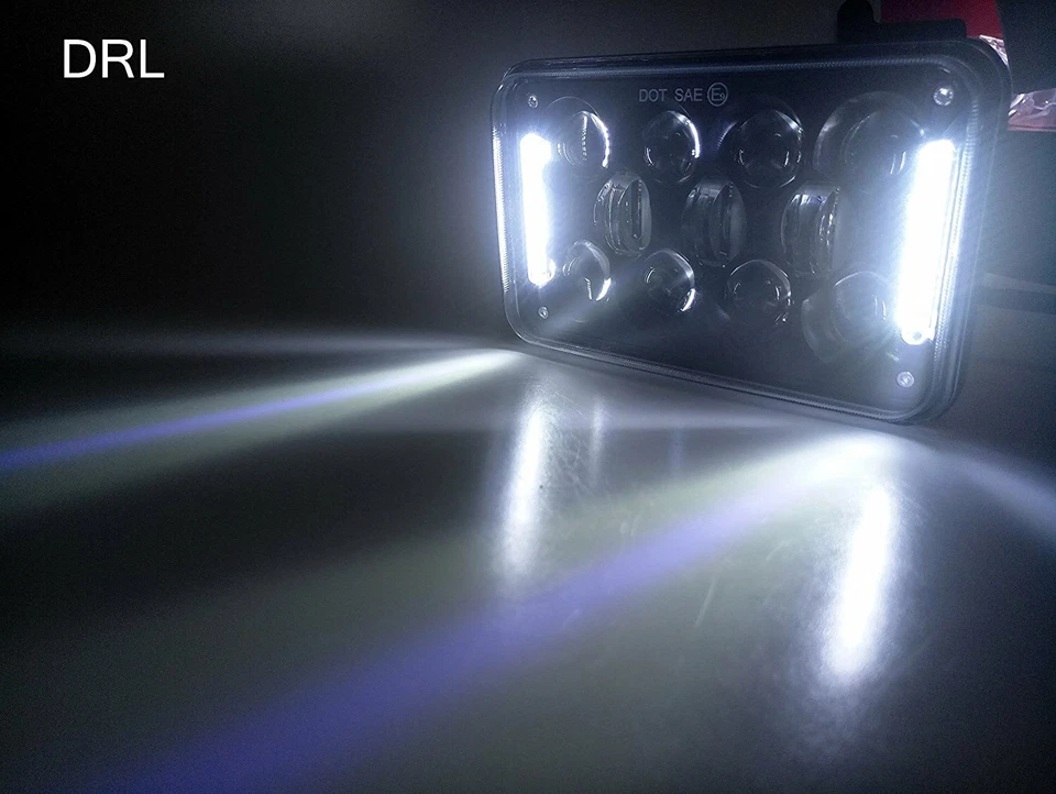 Faros LED H4656/4651 de haz alto bajo 4 piezas para semirremolque Western Star 4900 Foto 4 de 4