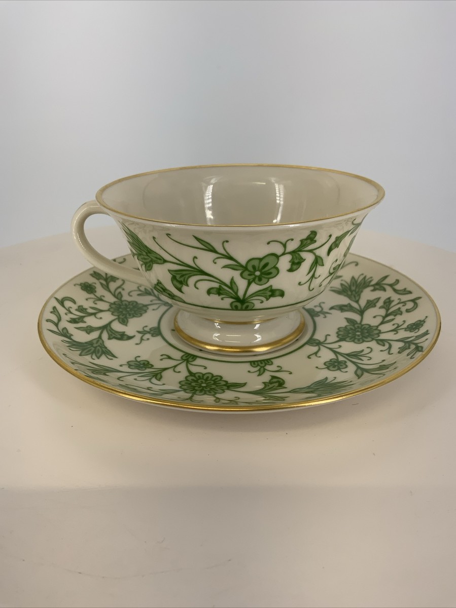 Franciscan China Made in California Lorraine Green Footed TeaCup