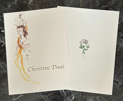 ANNE BACHELIER -PHANTOM OF OPERA-CHRISTINE DAAÉ & ROSE-p47-p84- Set of 2 - 2009