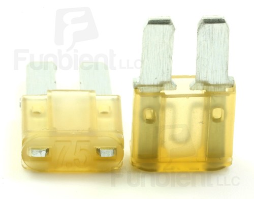 Automotive Micro2 ATR Fuses Assorted 10 pcs Lumision 5A 7.5A 10A 15A 20A Pack - Picture 3 of 10