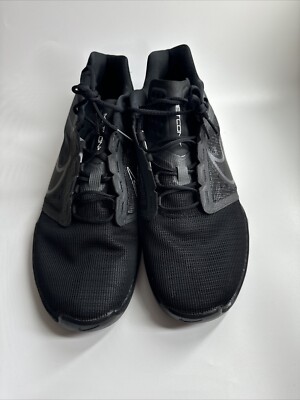Nike Men's 13 Zoom Metcon Turbo 2 Black Workout Training Shoes