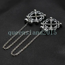 Unisex Bandage Adjustable Clamps Stainless Steel Metal Clips Restraint Flirt