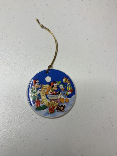 Disney Grolier Collectibles Ornament Christmas 1990 Checking it Twice