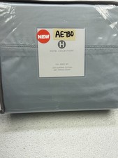 Hotel Collection 680 Thread Count Cotton Full Size 4pc Sheet Set Aleutian blue
