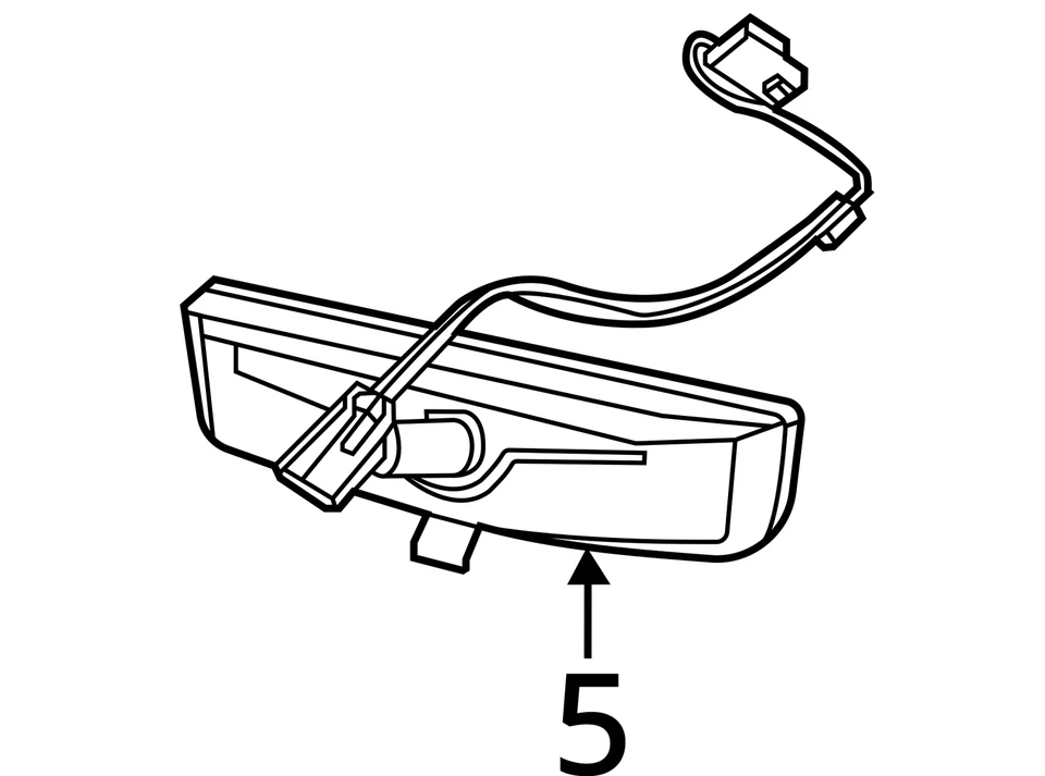 2008-2015 Nissan Armada Interior Rear View Mirror Oem G5PZ4 - Image 4 of 4