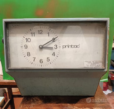 Timbra cartellini Orologio marcatempo  Mod. Printac vintage 