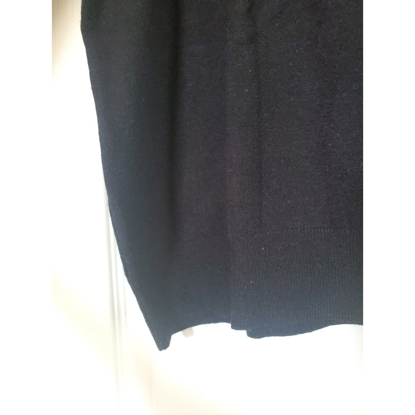 Parkhurst Cocktails Rhinestone Black Long Sleeve Soft Party Sweater Women's XL