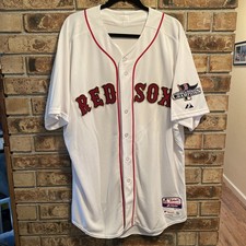 MLB Boston Red Sox Game Used 2014 Gold Trim Jersey 2013 World Series Champions