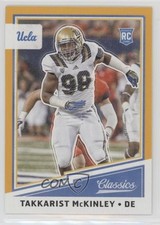 2017 Panini Classics Rookies Glossy Takkarist McKinley #286 1v3