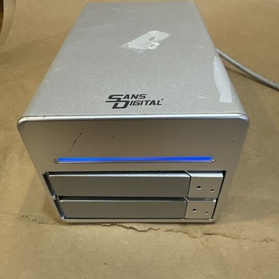 Sans Digital RAID Case External Enclosure USB LAN No HDD