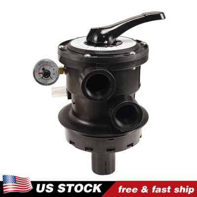Vari-Flo Multiport Valve 1-1/2'' FIP Top Mount For Hayward Sand Filter SP0714T US