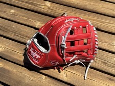 Guante de béisbol Rawlings Pro Preferred derecho 11,75" rojo gris plata PROSCC4S Correa