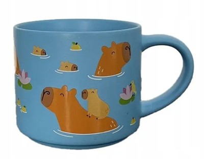 5055071509766 Duży porcelanowy kubek - Kapibara 470ml Puckator