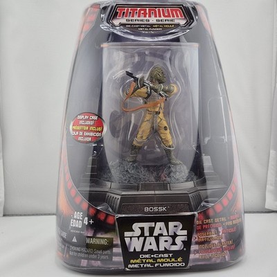 Star Wars Titanium Series   Bossk (Die-Cast Métal)   Hasbro 2005   Neuf sous...