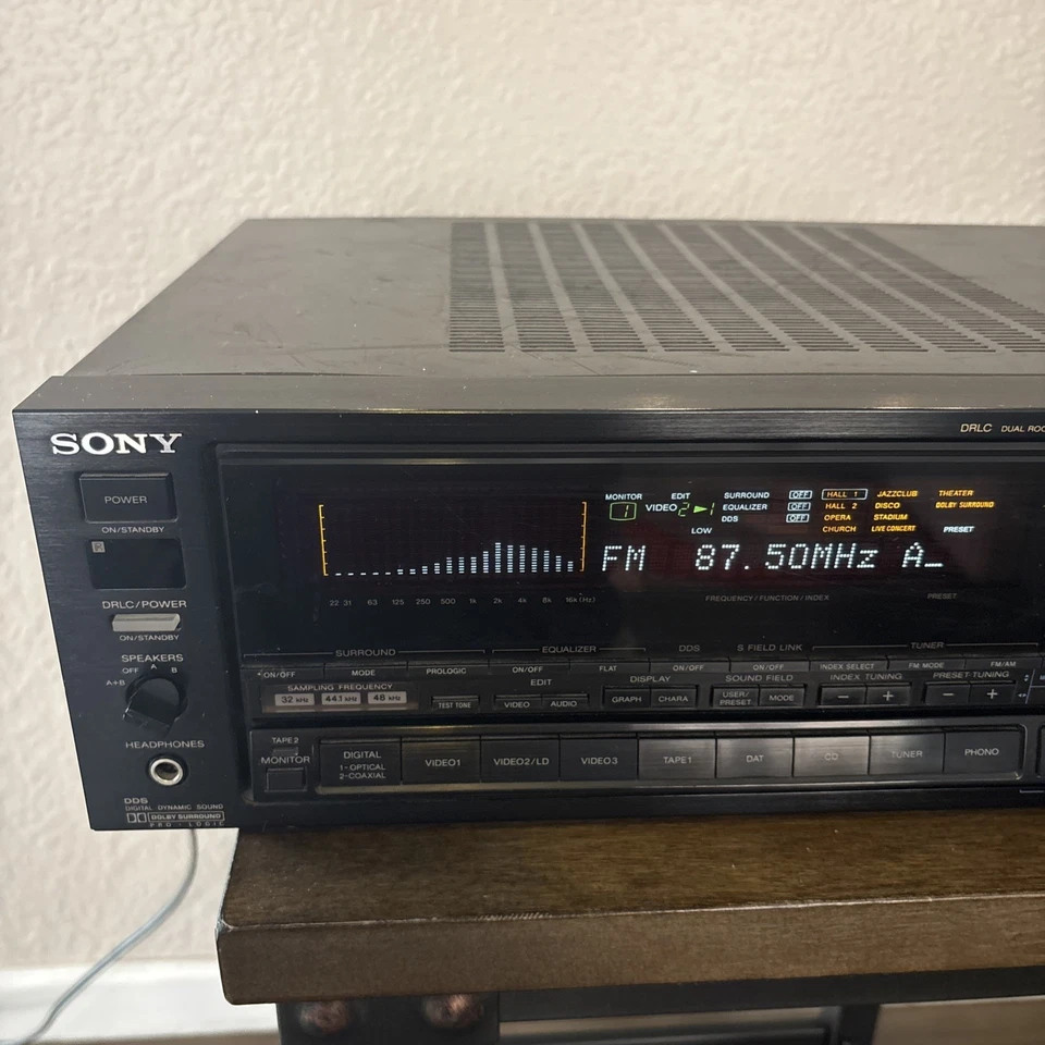 Vintage 1989 Sony STR-D2020 Stereo Receiver (130 Watt per Channel) Working - Image 2 of 4