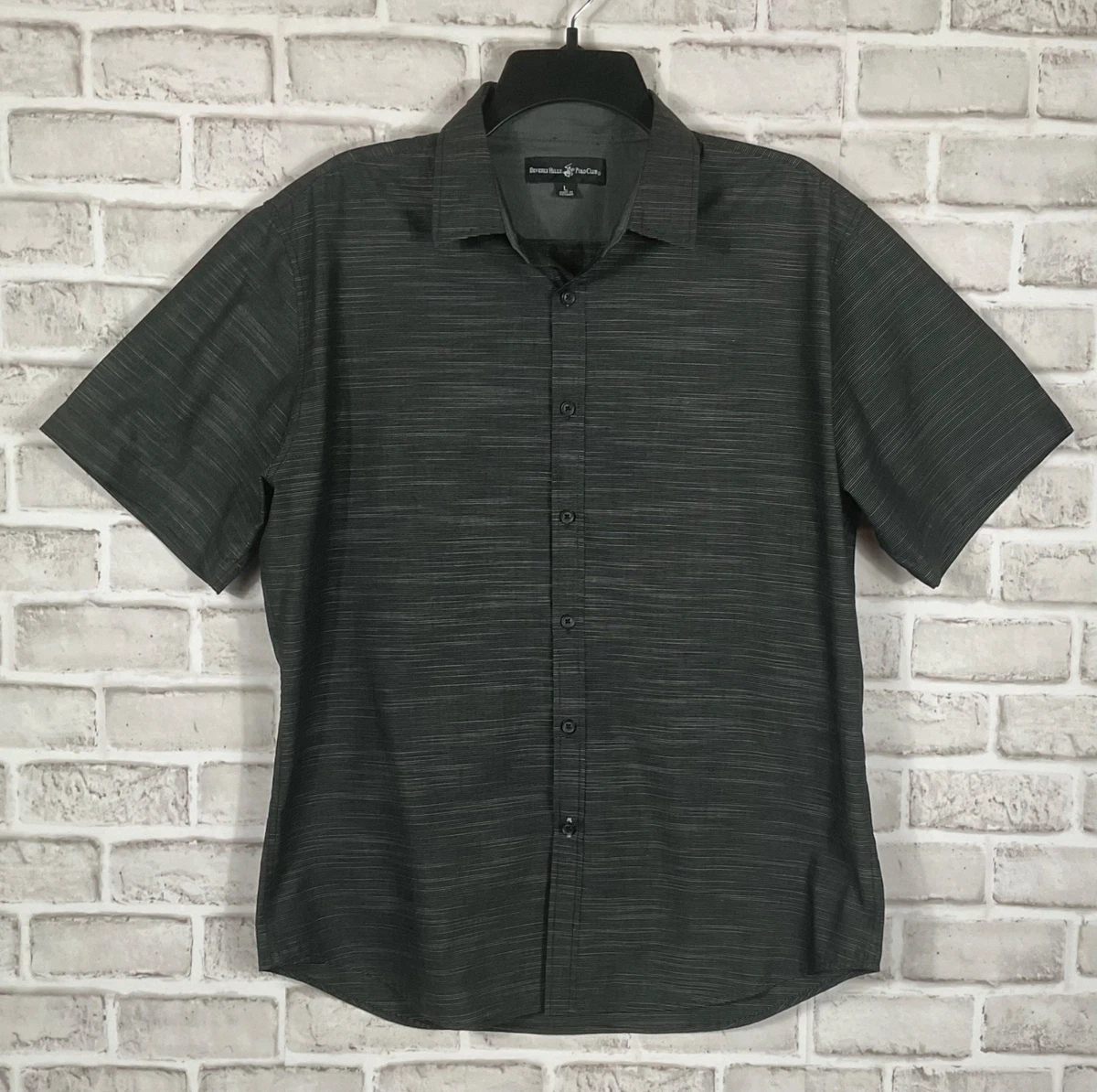 Beverly Hills Polo Club Short Sleeve Casual Button-Down Shirts for Men for  sale | eBay