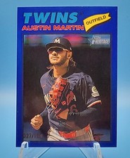 2026 Topps Heritage Austin Martin Blue Border Refractor #27/150
