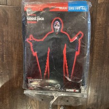 Scream 4 Bleeding Ghost Face Halloween Costume Fun World Adult XL 40-42